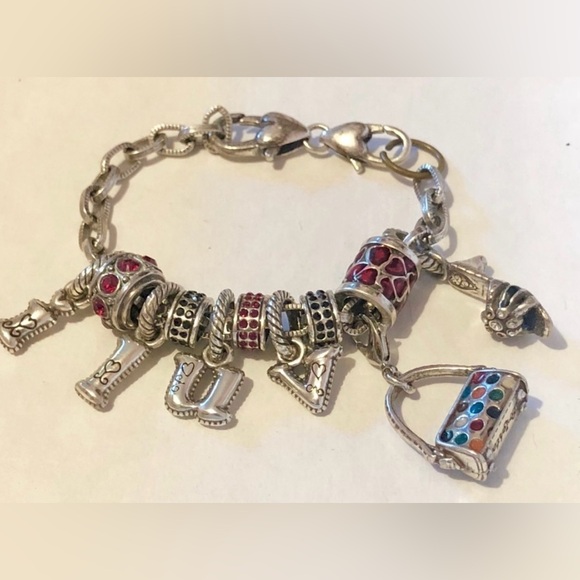 🆕 Brighton Alphabet Collection letter l (lower case L) silver charm NWOT Retired - Picture 5 of 7